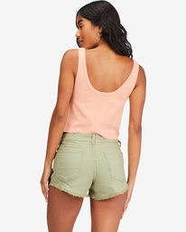 billabong, Buttoned Up Denim Shorts, ARMY (arm) BUTTONED UP J204GBUT