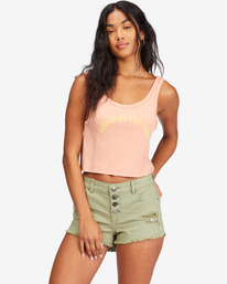billabong, Buttoned Up Denim Shorts, ARMY (arm) BUTTONED UP J204GBUT