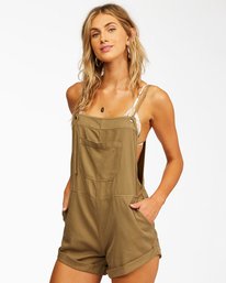 1 Wild Pursuit Romper Green J204TBWI Billabong