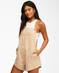 2 Wild Pursuit Romper Brown J204TBWI Billabong