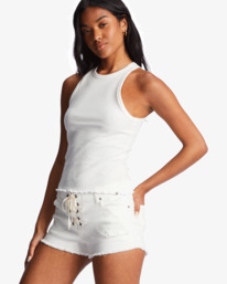 1 Lite Hearted Denim Shorts White J226JLIT Billabong
