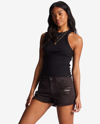 1 Drift Away Frayed Shorts Black J250UBDR Billabong