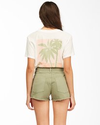 2 Drift Away Frayed Shorts Green J250UBDR Billabong