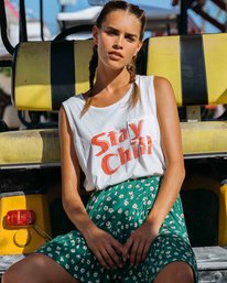0 Stay Chil Muscle T-Shirt Beige J442TBST Billabong