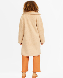 4 Montreal Longline Open Teddy Bear Jacket  J619WBMO Billabong