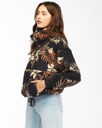 1 Time Off Half-Zip Fleece Pullover Black J6413BTI Billabong