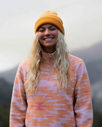 0 A/Div Boundary Mock Half-Zip Pullover Multicolor J6703BBO Billabong