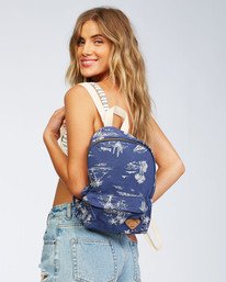 0 Mini Mama Canvas Backpack Blue JABGQBMI Billabong