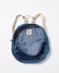 6 Mini Mama Canvas Backpack Blue JABGQBMI Billabong