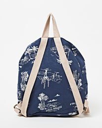3 Mini Mama Canvas Backpack Blue JABGQBMI Billabong