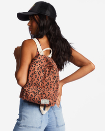 0 Mini Mama Canvas Backpack Red JABGQBMI Billabong