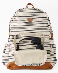6 Home Abroad Canvas Backpack Black JABK3BHO Billabong