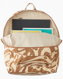 4 Schools Out Canvas Backpack Brown JABK3BSC Billabong