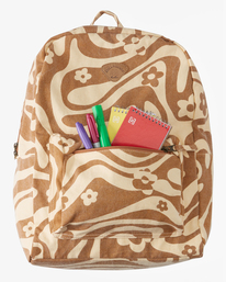 5 Schools Out Canvas Backpack Brown JABK3BSC Billabong