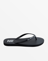 3 Dama Rubber Flip Flop Sandals Black JAFTMDAM Billabong