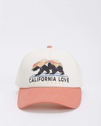1 Pitstop Trucker Hat Red JAHT7PIT Billabong