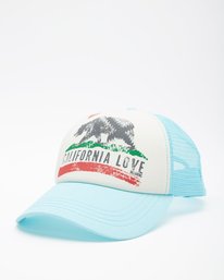 1 Pitstop Trucker Hat Blue JAHT7PIT Billabong