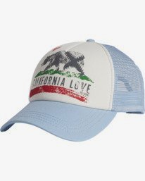 1 Pitstop Trucker Hat Blue JAHT7PIT Billabong