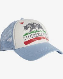 2 Pitstop Trucker Hat Blue JAHT7PIT Billabong