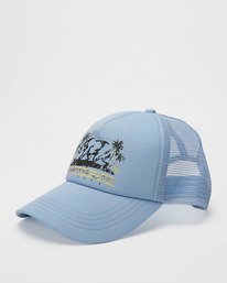 0 Pitstop Trucker Hat White JAHT7PIT Billabong