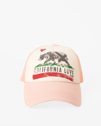 1 Pitstop Trucker Hat Pink JAHT7PIT Billabong