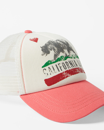 6 Pitstop Trucker Hat Pink JAHT7PIT Billabong
