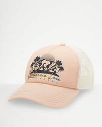 0 Pitstop Trucker Hat Green JAHT7PIT Billabong