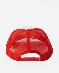 5 Pitstop Trucker Hat Red JAHT7PIT Billabong