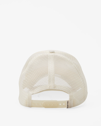 3 Pitstop Trucker Hat White JAHT7PIT Billabong