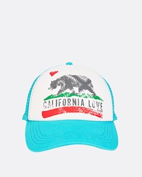 0 Pitstop Trucker Hat Blue JAHT7PIT Billabong