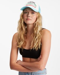 0 Pitstop Trucker Hat Blue JAHT7PIT Billabong