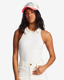 0 Pitstop Trucker Hat Pink JAHT7PIT Billabong