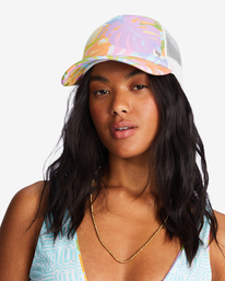 1 Heritage Mashup Trucker Hat Green JAHTBHER Billabong