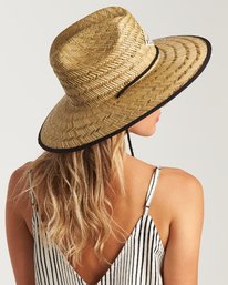 1 Tipton Straw Lifeguard Hat Purple JAHWNBTI Billabong