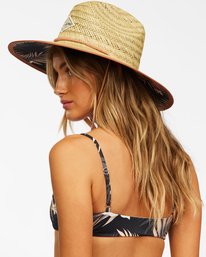 2 Tipton Straw Lifeguard Hat Black JAHWNBTI Billabong