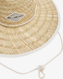 6 Tipton Straw Lifeguard Hat White JAHWNBTI Billabong