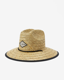 2 Tipton Straw Lifeguard Hat Black JAHWNBTI Billabong