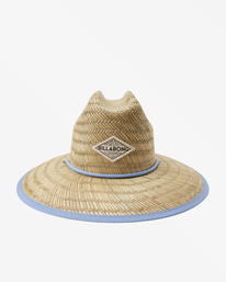 2 Tipton Straw Lifeguard Hat Blue JAHWNBTI Billabong