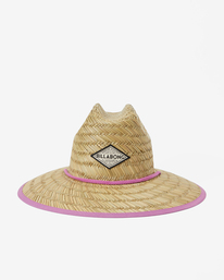 3 Tipton Straw Lifeguard Hat Blue JAHWNBTI Billabong