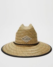1 Tipton Straw Lifeguard Hat Black JAHWNBTI Billabong