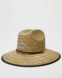 0 Tipton Straw Lifeguard Hat Black JAHWNBTI Billabong