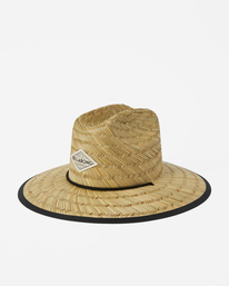 2 Tipton Straw Lifeguard Hat Black JAHWNBTI Billabong