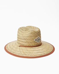 5 Tipton Straw Lifeguard Hat Brown JAHWNBTI Billabong