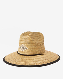 2 Tipton Straw Lifeguard Hat Green JAHWNBTI Billabong
