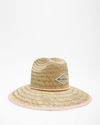 6 Tipton Straw Lifeguard Hat Pink JAHWNBTI Billabong