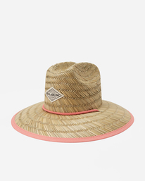1 Tipton Straw Lifeguard Hat Pink JAHWNBTI Billabong