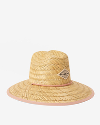 2 Tipton Straw Lifeguard Hat Pink JAHWNBTI Billabong