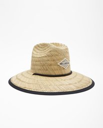3 Tipton Straw Lifeguard Hat Orange JAHWNBTI Billabong