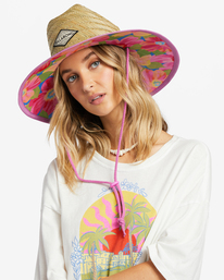 1 Tipton Straw Lifeguard Hat Blue JAHWNBTI Billabong