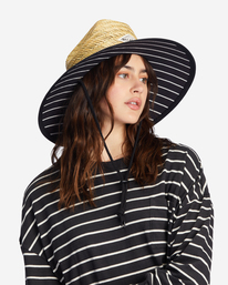 0 Tipton Straw Lifeguard Hat Black JAHWNBTI Billabong